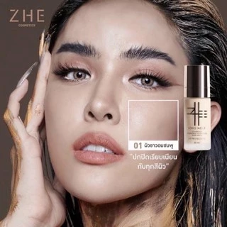 ZHE รองพื้นชี รองพื้น ZHE - ZHE Codmetics ซ้อครบ2ขวดแถมฟรีพฟเกลี่ยรองพื้น