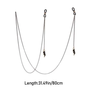 Gossip แว่นตาโซ่ผู้หญิงผู้ชายแว่นตา Braid Lanyard แว่นตา Retainer สายคล้อง