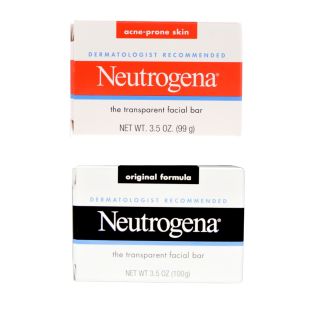 พร้อมส่ง! สบู่ล้างหน้า Neutrogena, Facial Cleansing Bar 3.5 oz หน้าเป็นสิว ผิวแพ้ง่าย ผิวมัน ผิวผสม