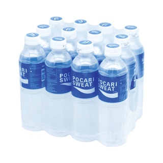 โพคารี่ สเวท เครื่องดื่มเกลือแร่ 350 มล. แพ็ค 12 ขวด Pocari Sweat 350 ml x 12