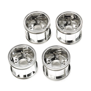 TAMIYA 47411 WR-02CB T PARTS (WHEEL RIMS) (CHROME PLATED)