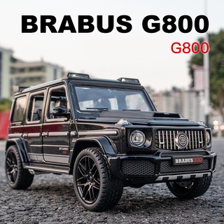 โมเดลรถยนต์ 1:22 Mercedes Benz BRABUS G800 ของเล่นสําหรับเด็ก