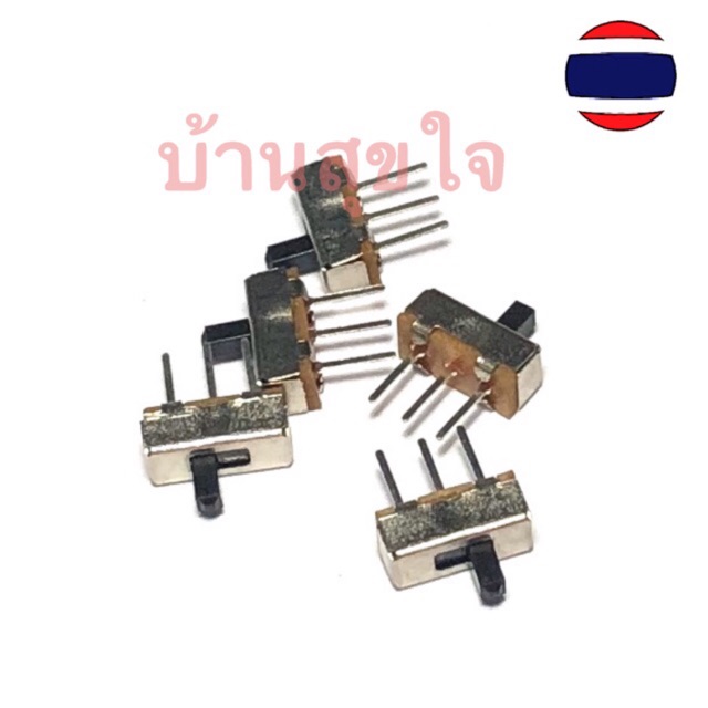 5pcs สวิทซ์ Interruptor mini Slide Switch SS12D00 SS12D00G3 SS12D00G4 3pin 1P2T 2 Position สวิตซ์