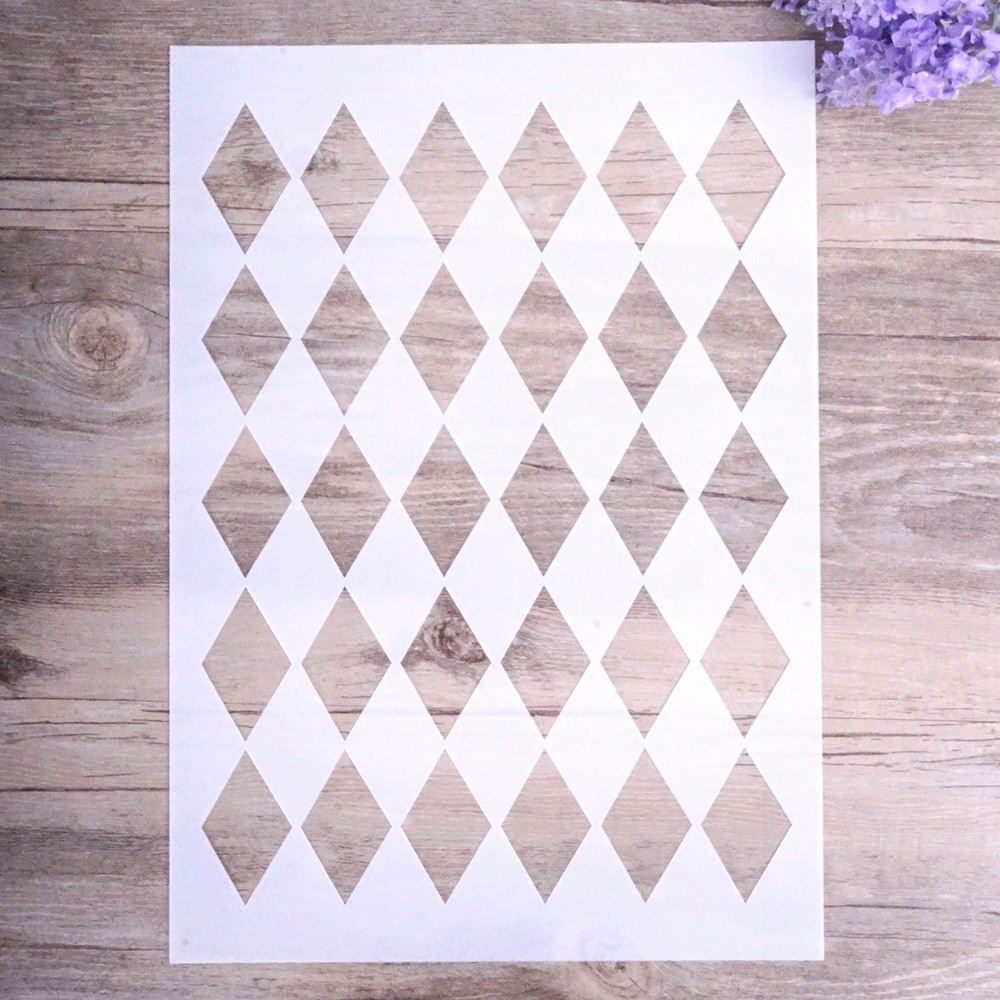 แผ่นแม่แบบฉลุลาย ขนาด A4 สําหรับตกแต่งสมุดภาพ อัลบั้ม การ์ด ผนัง DIY