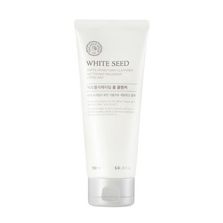 THE FACE SHOP WHITE SEED EXFOLIATING FOAM CLEANSER