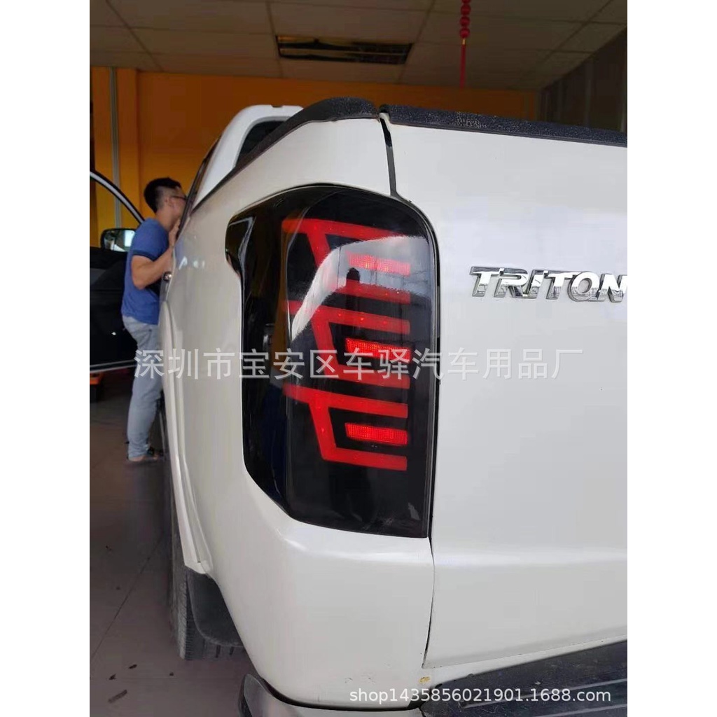 เหมาะสำหรับมิตซูบิชิ2016 Triton L200ไฟท้าย LED ไฟท้าย L200รถกระบะ Triton ไฟท้าย