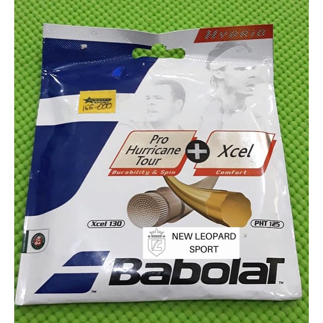 สายเทนนิส Babolat HYBRID PRO HURRICANE TOUR + XCEL