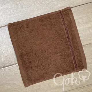 Cpk ผ้าเช็ดหน้า 13x13นิ้ว (33x33ซม.) ลายก้างปลา Cotton100% ซับน้ำดี เกรดA 1 ผืน