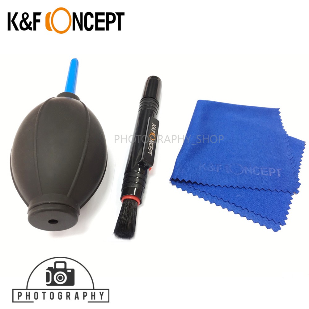 K&F OPTICAL CLEANING KIT ชุดทำความสะอาด / K&F CONCEPT 3 IN 1 CAMERA CLEANING KIT SKU.1694