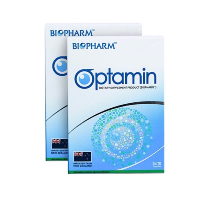 Biopharm Optamin💥สินค้าราคาใหม่💥หมดอายุ8/2025(ทุก2กล่องแถมทิชชูเปียก1ห่อ)