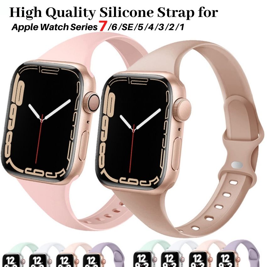 สายนาฬิกาข้อมือ แบบนิ่ม สําหรับ iWatch 41 มม. 45 มม. Apple Watch Series SE 6 5 4 Band 44 มม. 40 มม. AONEE