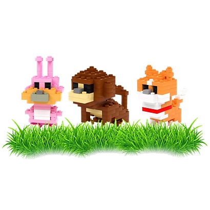 MICROBRIK : ตัวต่อ 3 มิติ 12 ราศี (เซ็ท 3 ชิ้น) ราคาพิเศษ 189 บาท LD-425 - 428