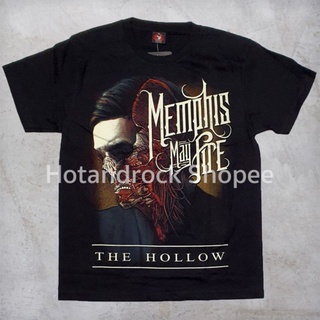 เสื้อยืดผ้าฝ้ายพรีเมี่ยม เสื้อวงสีดำ MEMPHIS MAY FIRE TDM 1325 Hotandrock