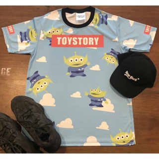 เสื้อ &amp; เดรส ผ้าดาวกระจายลาย Toystory Alien