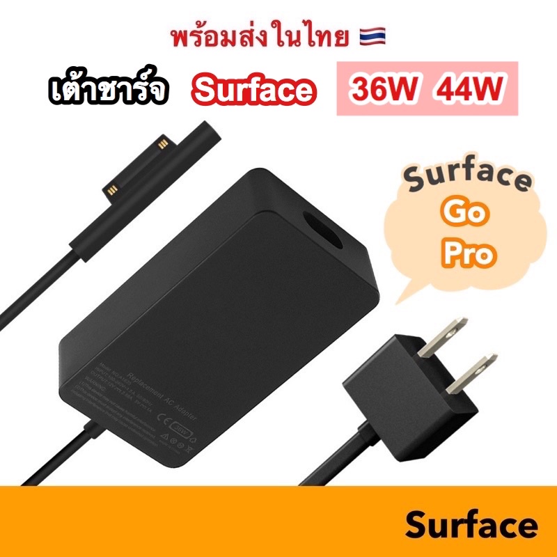 สายชาร์จ Adapter Surface ของแท้ 36W / 44W / 65W / 102W PD Charger Connect for Pro X 7 6 5 4 3 Book ช