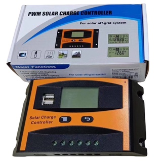 Solar charger PWM 12-24 Vdc ทนกระแสสูงสุด 20A USB 5V 3A