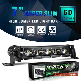 【TWOHOME】ไฟบาร์ Led 480W 8 นิ้ว 4WD SUV สําหรับรถออฟโร้ด