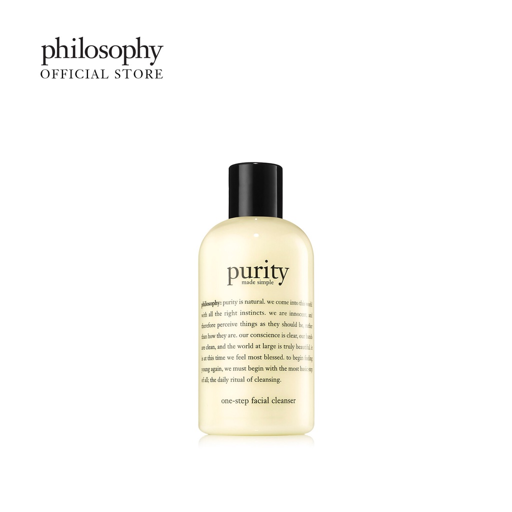 Shopee Thailand - Philosophy Purity Made Simple 3-in-1 Facial Cleanser For Face And Eyes 240ml
