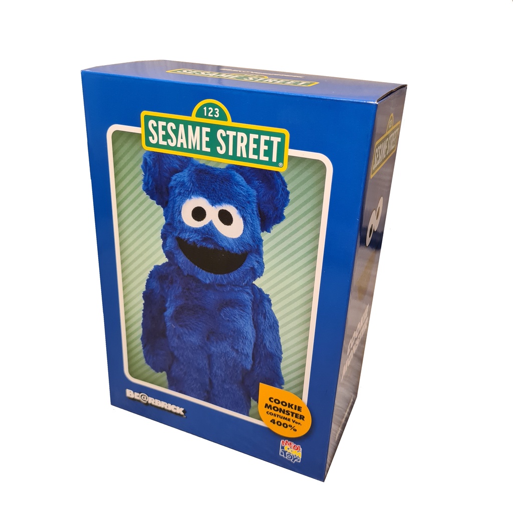 (ของแท้) Bearbrick 400% Cookie Monster Costume Ver. พร้อมส่ง