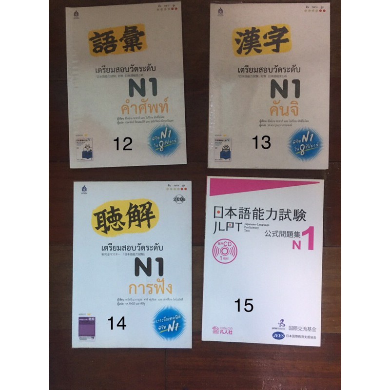 SALE30%// เตรียมสอบวัดระดับภาษาญี่ปุ่น N1 คำศัพท์ คันจิ การฟัง+CD 2 แผ่น