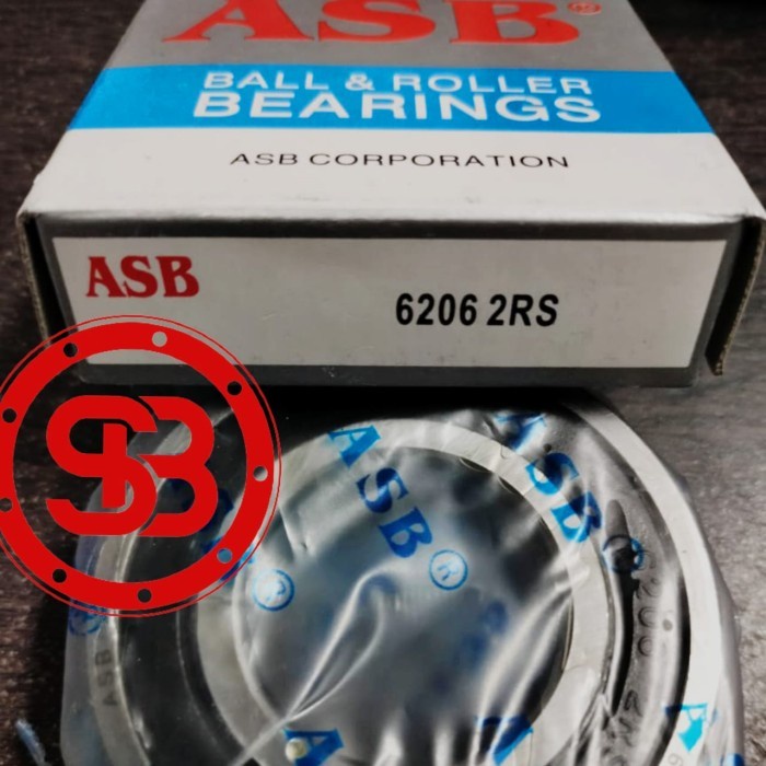 แบริ่ง 6206 2RS ASB ORIGINAL GENUINE (ราคาต่อชิ้น)