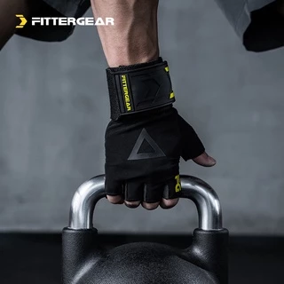 FITTERGEAR : TRAINING GLOVES TRIANGLE ถุงมือฟิตเนส ออกกำลังกาย พร้อมสายรัดข้อมือ