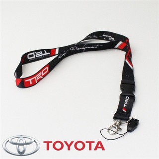 พวงกุญแจสายคล้องคอสําหรับ toyota racing