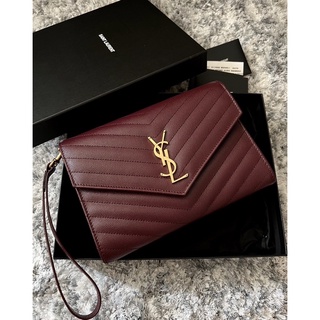 New YSL Envelope Clutch🖤❤️