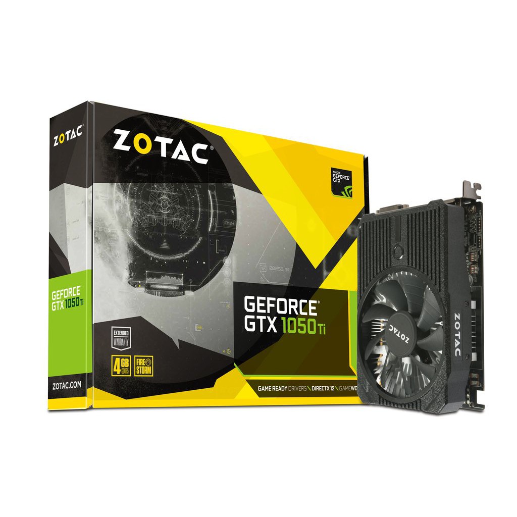 ZOTAC Geforce GTX 1050 Ti 4GB GDDR5 (สินค้าใหม่รับประกันศูนย์ไทย3ปี SVOA)