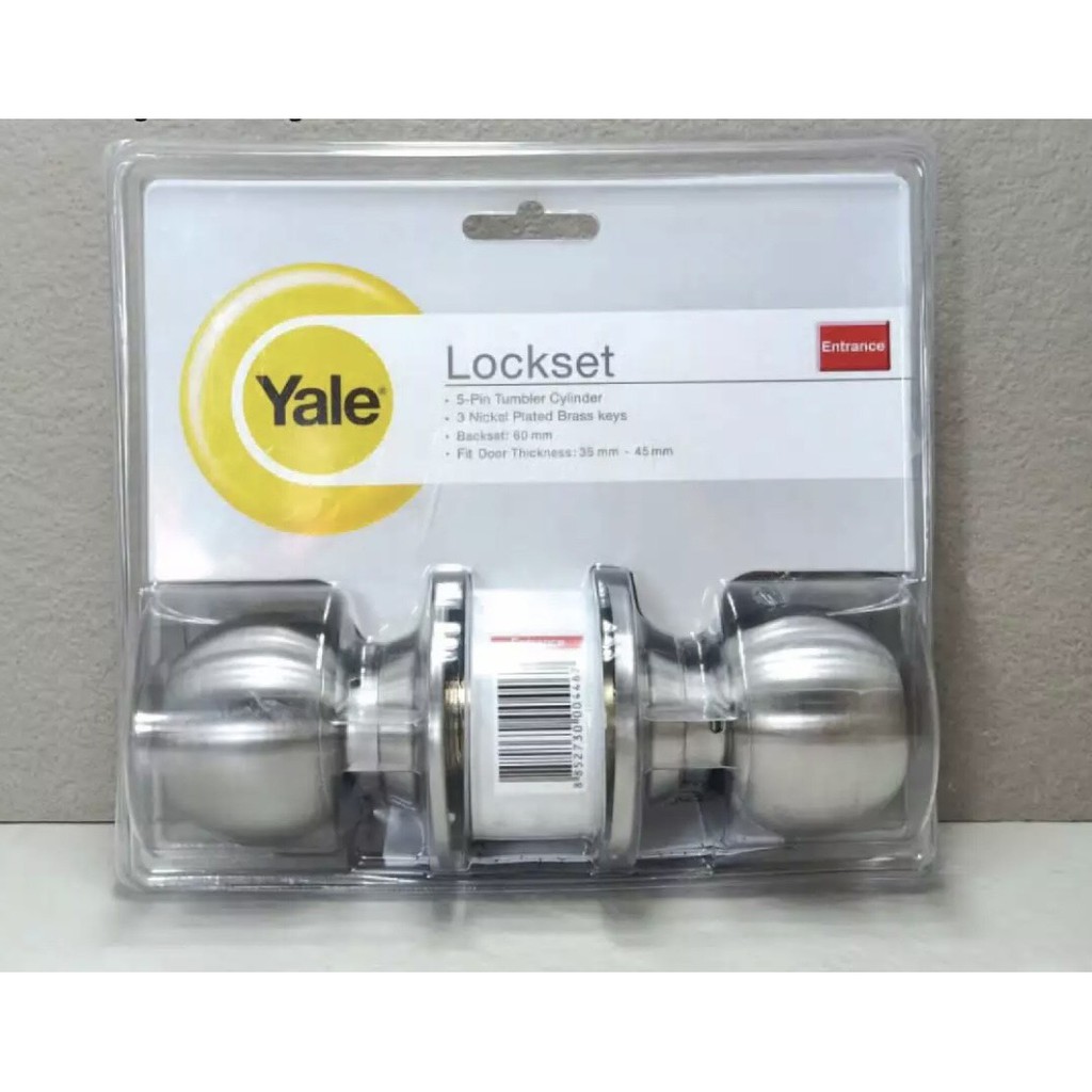 ลูกบิด Yale สเตนเลส 5127 ห้องนอน
