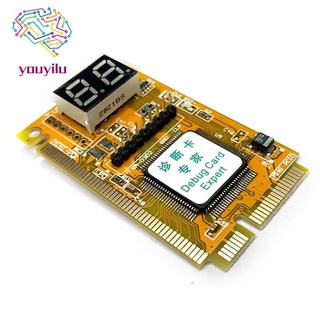 3 In 1 Debug Card Mini Pci Pci-E Lpc เครื่องทดสอบวิเคราะห์แล็ปท็อปพีซี