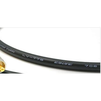 สายวีดีโอ SDI 75 ohms รุ่น LV-77S เข้าหัว RCA to RCA ยี่ห้อ Canare สายสัญญาณภาพชนิดสายอ่อน นิ่ม ยืดหยุ่นดี ม้วนขดง่าย