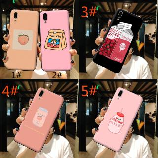 เคสโทรศัพท์มือถือสีชมพูสไตล์เกาหลีสําหรับ Vivo Y 53 Y 55 Y 81 Y 85 V 5 V 7 V 11 V 15 Pro