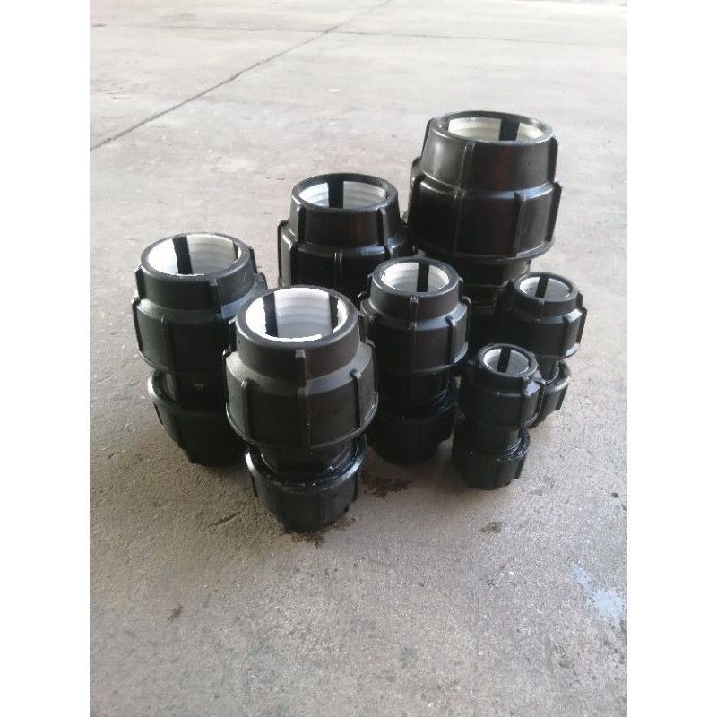 ข้อต่อตรงลดแบบสวมอัดHDPE ต่อตรงลดHDPE สำหรับท่อPE (Reducing Coupling)