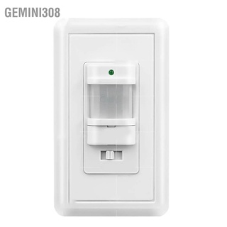 Gemini308 Pir สวิตช์ตรวจจับการเคลื่อนไหว ตรวจจับระยะ 9 เมตร สําหรับห้องน้ํา โรงเรียน