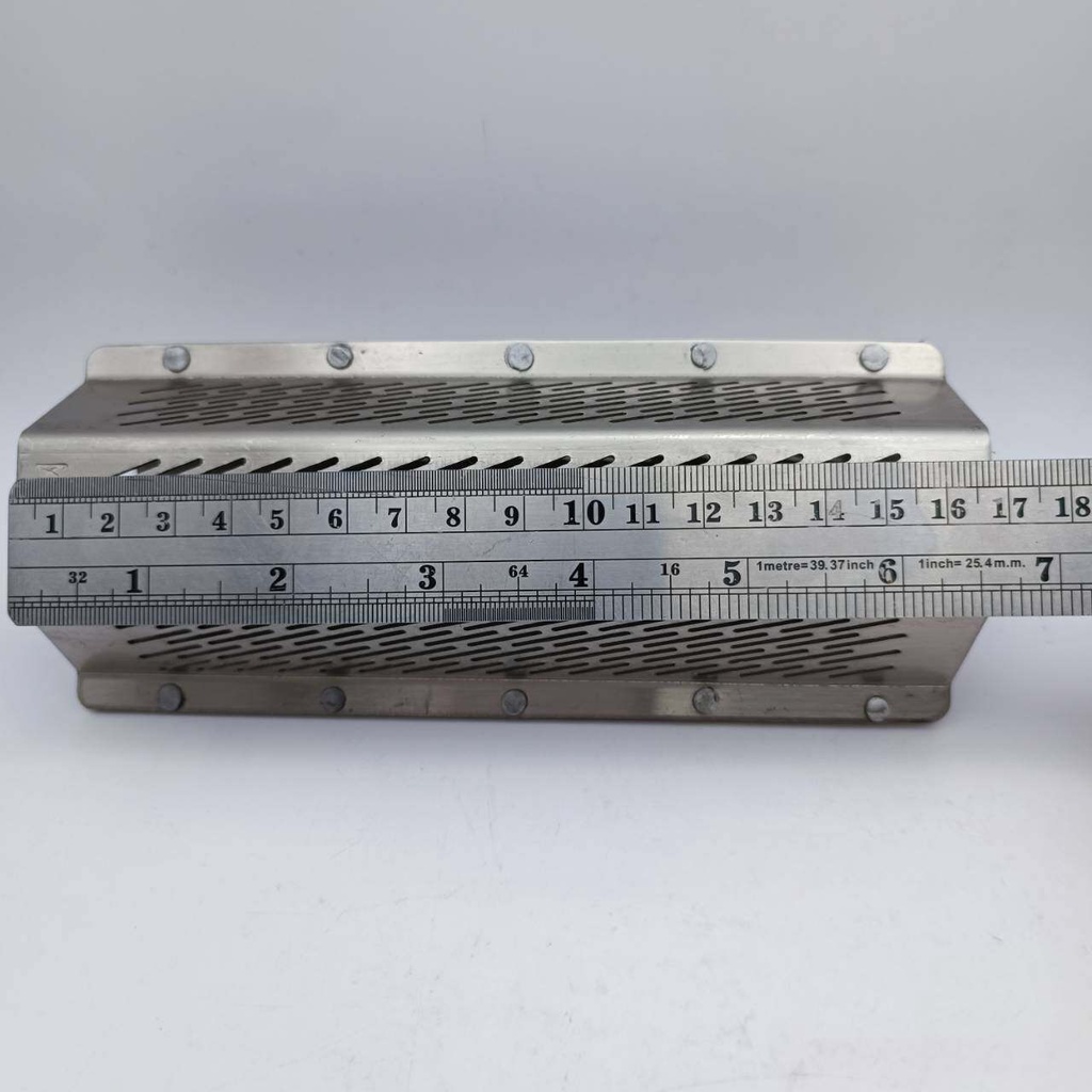 ตะแกรงสีข้าว 4 รุ่น (ตราแรด) ตะแกรงสีข้าวสแตนเลสแท้ 5 หมุด ตะแกรง 6 เหลี่ยมโรงสีเล็ก - รูปที่ 3