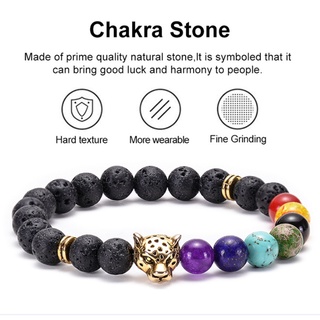 หินมงคล สร้อย หินนำโชค สร้อยหิน มงคล กำไล นำโชค กำไลหินมงคล หิน จักระ สีรุ้ง Rainbow​ LGBT​ Natural Chakra Lava Stone