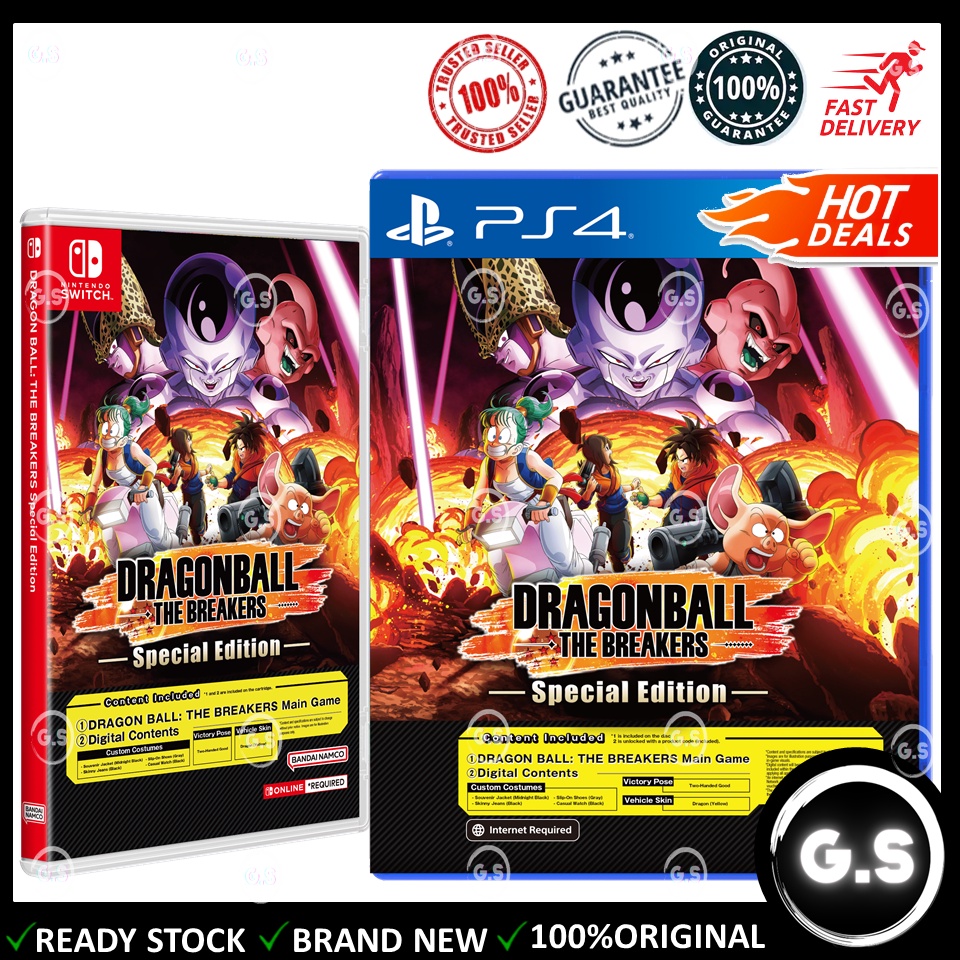 Ps4 SWITCH DRAGON BALL: THE BREAKERS [ฉบับพิเศษ]