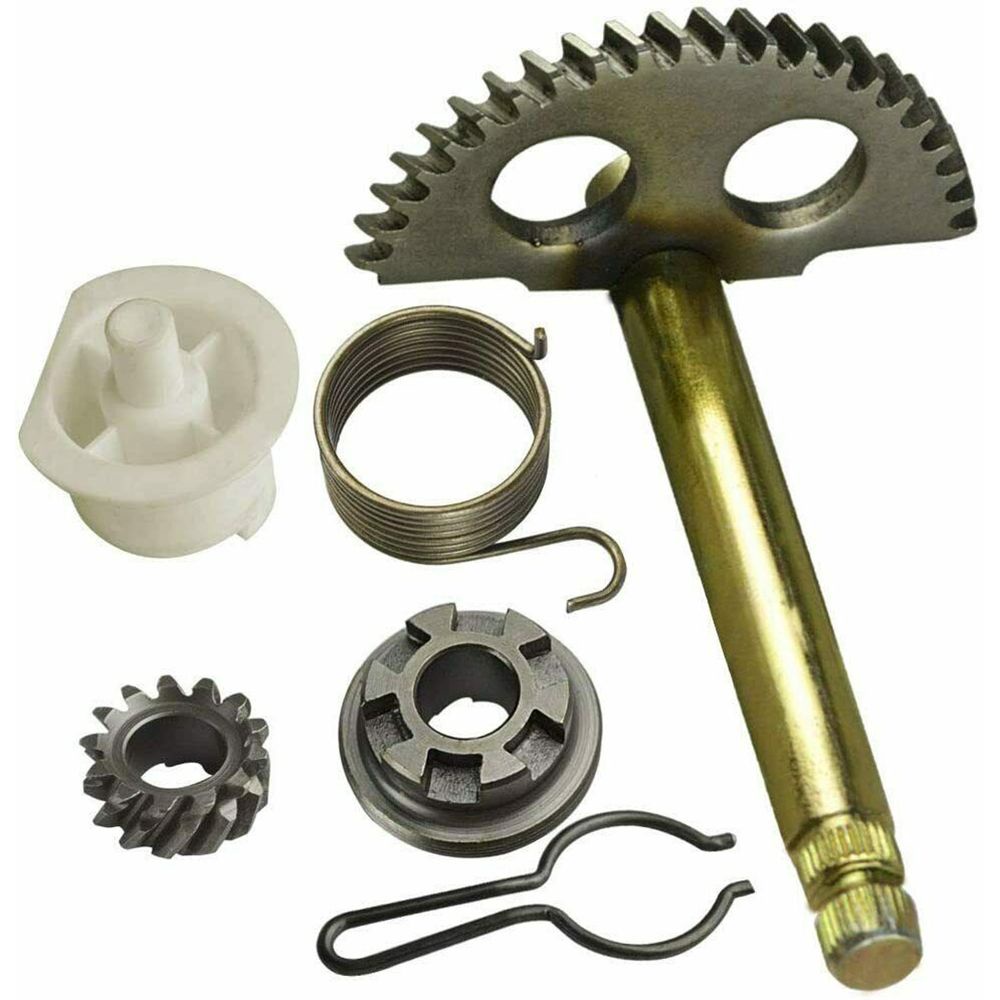 Motorcycle Kick Start Gear Shaft Assembly Rebuild Kit Set for Yamaha