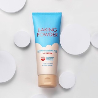 โฟมล้างหน้า [ETUDE​ HOUSE] BAKING POWDER B.B Deep Cleansing Foam - Etude Cleansing Foam 160ml.