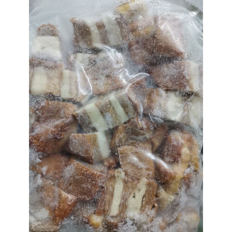 #​หมูกรอบ450กรัม#หมูสามชั้นเจ#โฮมเมด​