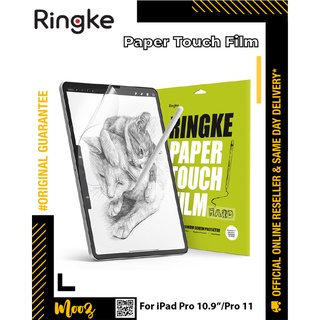 Ringke - ฟิล์มกันรอยหน้าจอสัมผัสกระดาษ สําหรับ iPad Pro 11 นิ้ว iPad Air 4th 2020 10.9 นิ้ว (1+1)