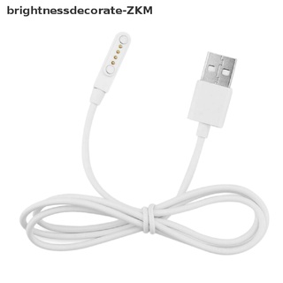 [Brightdecorate] สายชาร์จแม่เหล็ก USB 2.0 4 Pin สําหรับสมาร์ทวอทช์ KW88