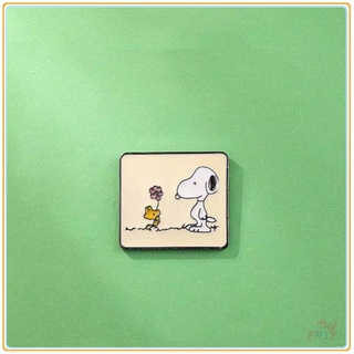 ★ เข็มกลัด ลายการ์ตูน Snoopy &amp; Woodstock ★ 1 ชิ้น PEANUTS การ์ตูน สร้างสรรค์ Doodle เคลือบ Pins กระเป๋าเป้สะพายหลัง กระดุมเข็มกลัด