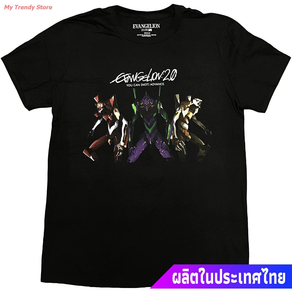 My Trendy Store อีวานเกเลียนเสื้อยืดผู้ชายและผู้หญิง Neon Genesis Evangelion: All Evangelion Units M