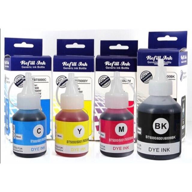 หมึกเติม Brother/หมึกเติมบาร์เทอ เกรดa เกรดพรีเมี่ยม ใช้กับรุ่น  DCP-T300,DCP-T5