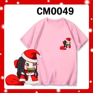 เสื้อยืดผ้าฝ้าย เสื้อยืดคริสต์มาส🌈LOCAL STOCK COTTON MERRY CHRISTMAS MEN WOMEN PRINTED GRAPHIC HIPSTER TSHIRT OFFER FES