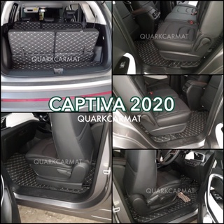 🔥(ฟรีแถม3) CAPTIVA แคปติวา พรม6D แท้ รุ่นหนา ตรงรุ่น เต็มคัน พร้อมส่งทุกสี