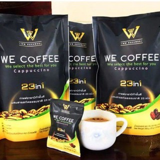 WE COFFEE 6 ห่อ กาแฟวีคอฟฟี่อาราบิก้า ผสมสมุนไพร 23 ชนิด