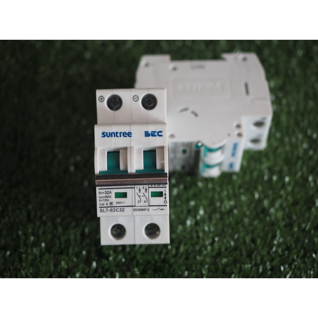Suntree BEC เบรกเกอร์ 2P 16A DC MCB 800V , 2P 32A DC MCB 550V , 4P 32A DC MCB 1000Vเซฟตี้เบรกเกอร์ s